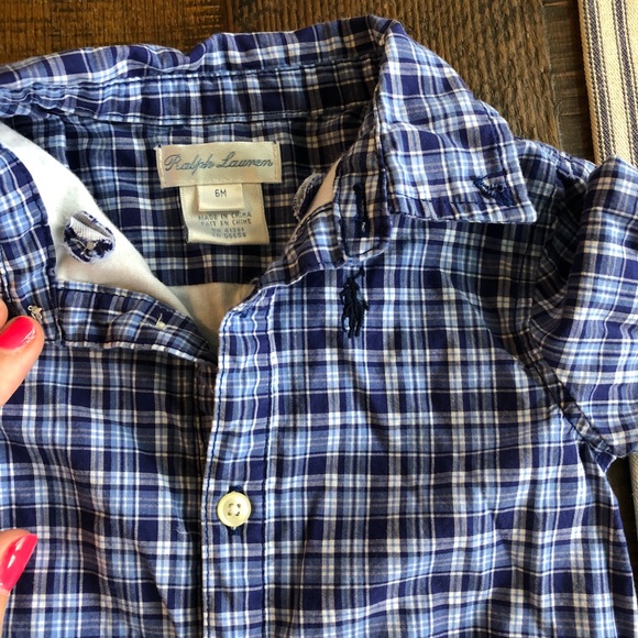 Ralph Lauren Collared One Piece Plaid - Picture 2 of 2